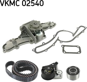 SKF VKMC 02540 - Водяной насос + комплект зубчатого ремня ГРМ autodif.ru