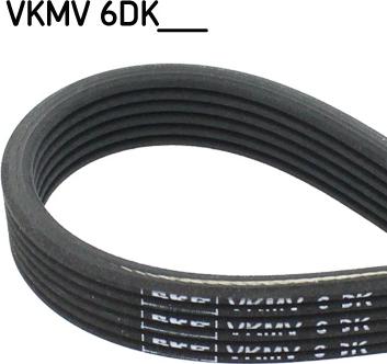 SKF VKMV 6DK1841 - Поликлиновой ремень autodif.ru