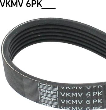 SKF VKMV 6PK1257 - Поликлиновой ремень autodif.ru