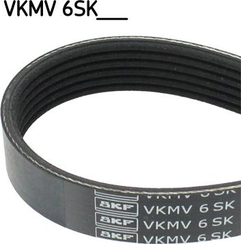 SKF VKMV 6SK730 - Поликлиновой ремень autodif.ru