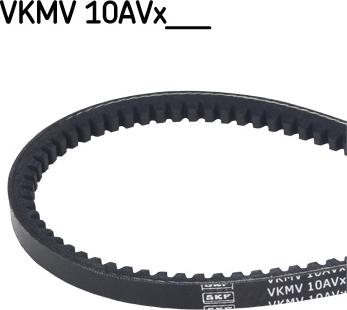 SKF VKMV 10AVx905 - Клиновой ремень, поперечные рёбра autodif.ru