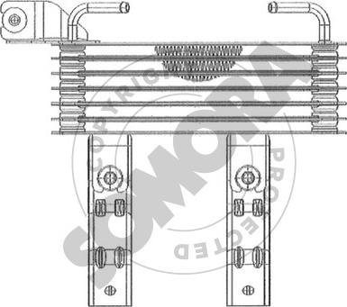 Somora 135065 - Масляный радиатор, двигательное масло autodif.ru