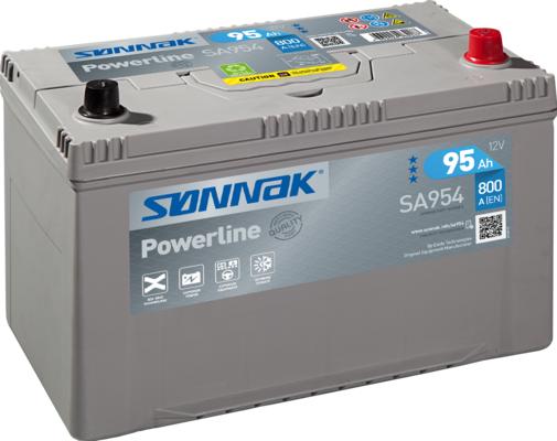 Sonnak SA954 - Стартерная аккумуляторная батарея, АКБ autodif.ru