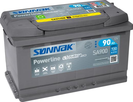 Sonnak SA900 - Стартерная аккумуляторная батарея, АКБ autodif.ru