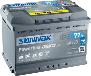 Sonnak SA770 - Стартерная аккумуляторная батарея, АКБ autodif.ru