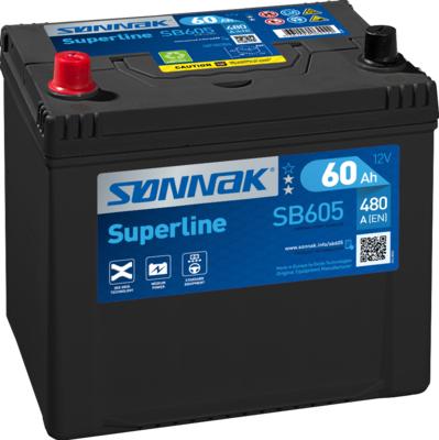 Sonnak SB605 - Стартерная аккумуляторная батарея, АКБ autodif.ru