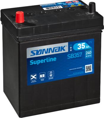 Sonnak SB357 - Стартерная аккумуляторная батарея, АКБ autodif.ru