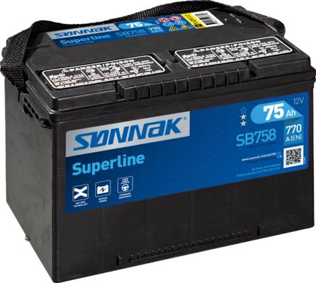 Sonnak SB708 - Стартерная аккумуляторная батарея, АКБ autodif.ru
