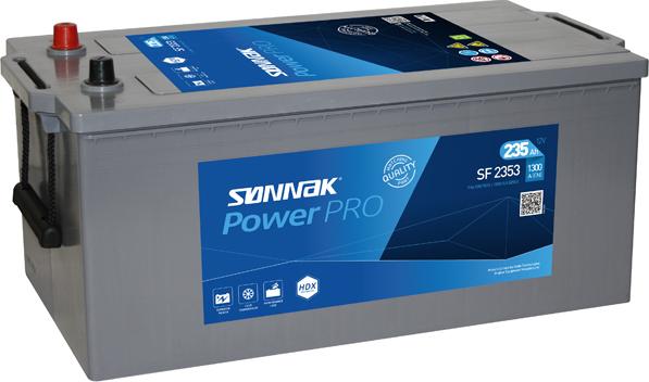 Sonnak SF2353 - Стартерная аккумуляторная батарея, АКБ autodif.ru