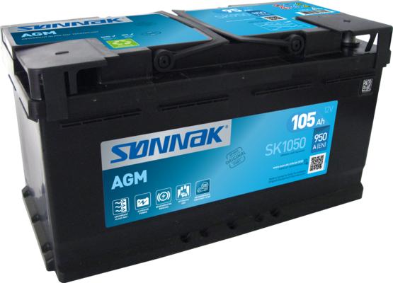 Sonnak SK950 - Стартерная аккумуляторная батарея, АКБ autodif.ru