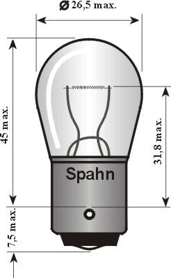 Spahn Glühlampen 4010HD - Лампа накаливания, фонарь указателя поворота autodif.ru