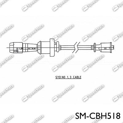 SpeedMate SM-CBH518 - Комплект проводов зажигания autodif.ru