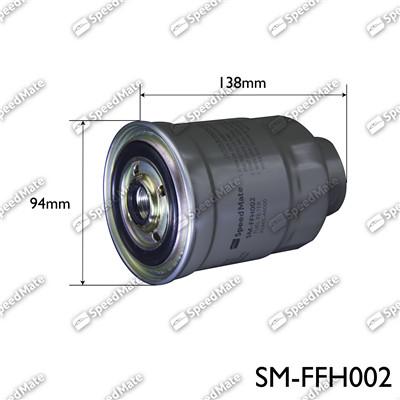 SpeedMate SM-FFH002 - Топливный фильтр autodif.ru