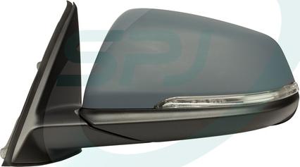 SPJ E-3401 - Side mirror L (electric, aspherical, with heating, under-coated) fits: BMW X1 (F48) 1.5-2.0D 11.14- autodif.ru