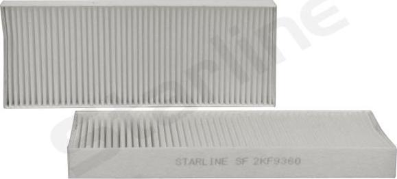 Starline SF 2KF9360 - Фильтр воздуха в салоне autodif.ru