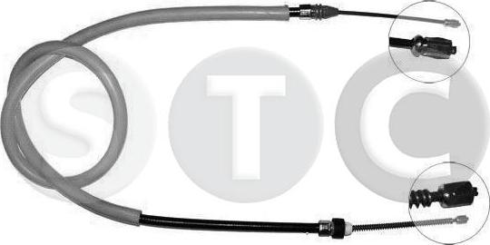 STC T480435 - Тросик, cтояночный тормоз autodif.ru