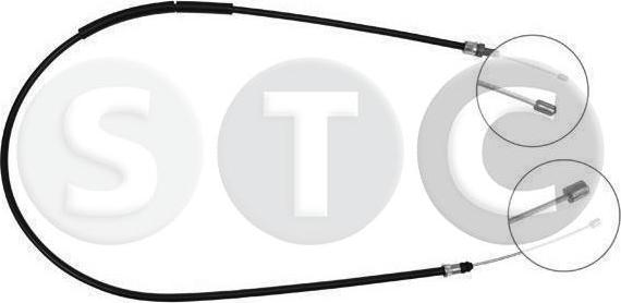STC T480809 - Тросик, cтояночный тормоз autodif.ru