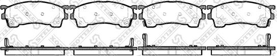 Stellox 426 004-SX - Тормозные колодки, дисковые, комплект autodif.ru