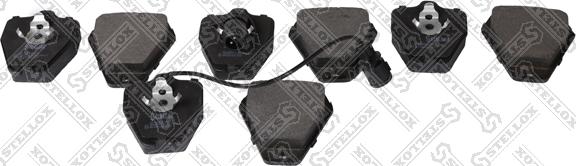 Stellox 519 012B-SX - Тормозные колодки, дисковые, комплект autodif.ru