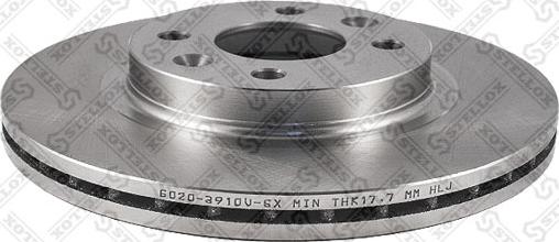Stellox 6020-3910V-SX - Тормозной диск autodif.ru