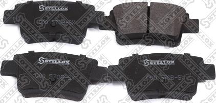 Stellox 000 570B-SX - Тормозные колодки, дисковые, комплект autodif.ru