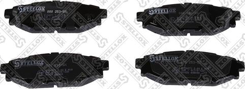 Stellox 000 253-SX - 000 253-SX колодки дисковые задние!\ Subaru autodif.ru