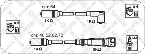 Stellox 10-38083-SX - Провод зажигания autodif.ru
