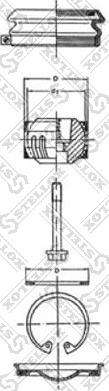 Stellox 84-12017-SX - Ремонтный комплект, рычаг подвески autodif.ru