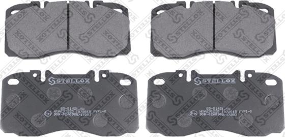 Stellox 85-01421-SX - Тормозные колодки, дисковые, комплект autodif.ru