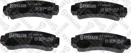 Stellox 313 002B-SX - Тормозные колодки, дисковые, комплект autodif.ru