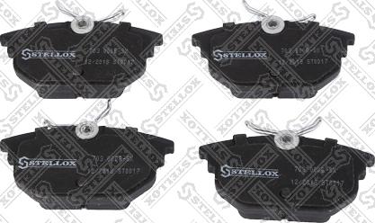 Stellox 703 000B-SX - Тормозные колодки, дисковые, комплект autodif.ru