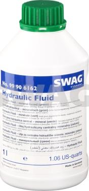 Swag 99 90 6162 - Жидкость гидравлическая 1л - минеральная (зеленая) SWAG Central Hydraulic Fluid, Mineral-Based autodif.ru
