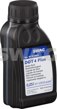 Swag 99 90 0004 - Жидкость тормозная 0,25л - DOT 4 Plus, специф. ОЕМ: DBL 7760, Ford SAM 6C9103 A, Fiat, GME L5 104, J autodif.ru