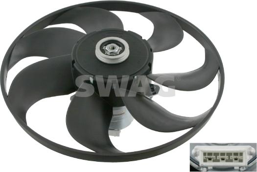 Swag 99 91 4848 - Вентилятор радиатора VW: PASSAT (3A2/35I) 1.6-2.8i/TD/TDi/16V/VR6/Syncro 88-96, PASSAT VARIANT (3A5/ autodif.ru