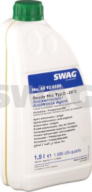 Swag 60 92 6580 - Антифриз SWAG № 60 92 6580 является готовым к применению антифризом до -30 C. Я autodif.ru