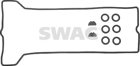 Swag 10 91 1432 - Комплект прокладок, крышка головки цилиндра autodif.ru