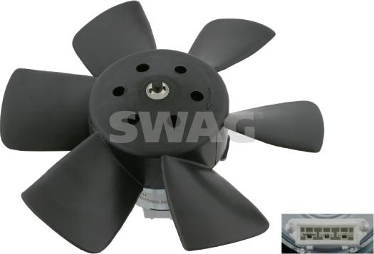 Swag 30 90 6990 - Вентилятор, охлаждение двигателя autodif.ru