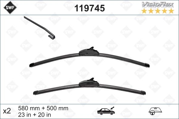 SWF 119745 - Щетка стеклоочистителя autodif.ru
