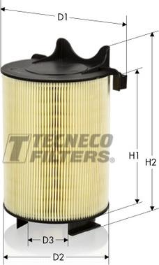 Tecneco Filters AR9800 - Воздушный фильтр, двигатель autodif.ru