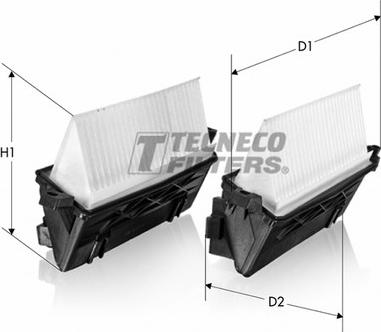 Tecneco Filters AR642094PX2 - Воздушный фильтр, двигатель autodif.ru