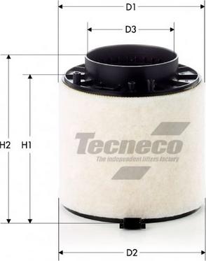 Tecneco Filters AR8K01 - Воздушный фильтр, двигатель autodif.ru