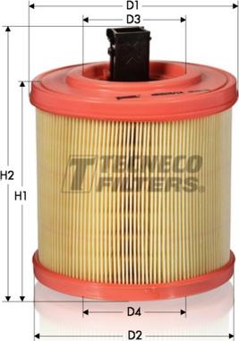Tecneco Filters AR3015/14 - Воздушный фильтр, двигатель autodif.ru