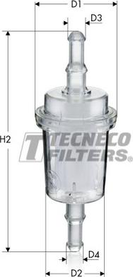 Tecneco Filters BN4174 - Топливный фильтр autodif.ru