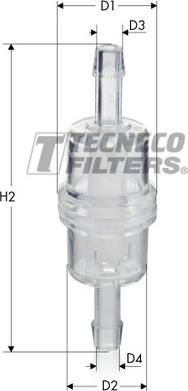Tecneco Filters BN21 - Топливный фильтр autodif.ru