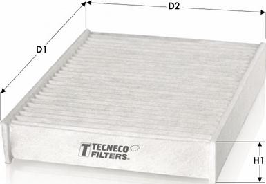 Tecneco Filters CK27009 - Фильтр воздуха в салоне autodif.ru