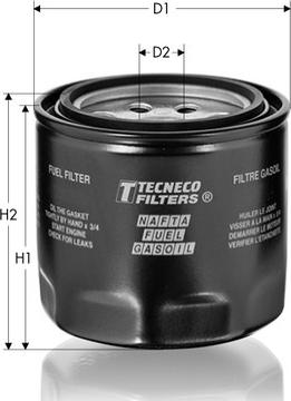 Tecneco Filters GS4766 - Топливный фильтр autodif.ru