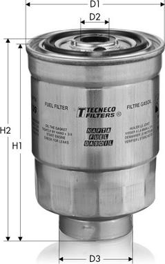 Tecneco Filters GS8028 - Топливный фильтр autodif.ru