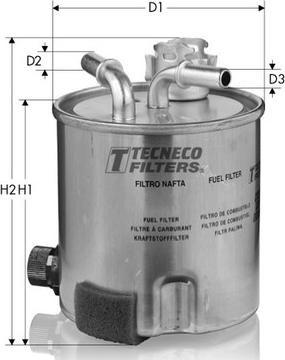 Tecneco Filters GS10395 - Топливный фильтр autodif.ru