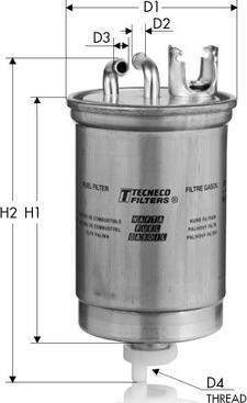 Tecneco Filters GS5937 - Топливный фильтр autodif.ru