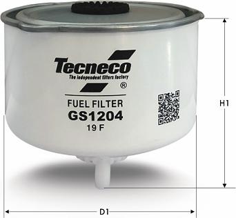 Tecneco Filters GS1204 - Топливный фильтр autodif.ru